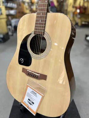 Store Special Product - Epiphone - Songmaker DR-100 Acoustic Guitar, Left-Handed - Natural